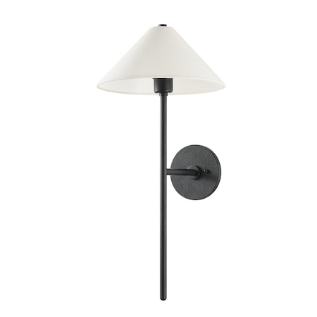 Troy Lighting Colin King X Cedar 1 Light Wall Sconce 12 In. Forged Iron B1726-FOR
