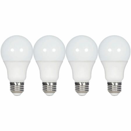 Satco Satco Type A A19 E26 (Medium) LED Bulb Warm White 60 Watt Equivalence 4 pk S39596