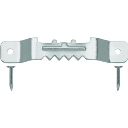 Ook 50202 Sawtooth Hanger, 20 lb, Steel, Brushed Nickel, 2PK 533822