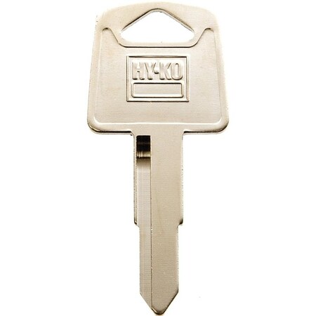 Hy-Ko Key Blank, Brass, Nickel, For: Honda's Motorcycle 11010HD75