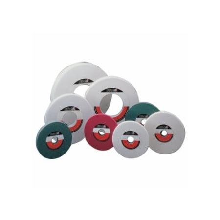 Cgw Abrasives White Aluminum Oxide Surface Grinding Wheels, T5, 8 X 3/4, 1 1/4 in Arbor, 46, H 421-34683