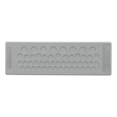 Detas DES-PM 24/14G Cable Entry Plate, Cutout 112 x 36 mm, Grey 1732052414