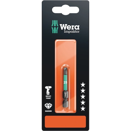 Wera 867/4 IMP DC SB Impaktor bits, TX 40 x 50 mm 5073967001