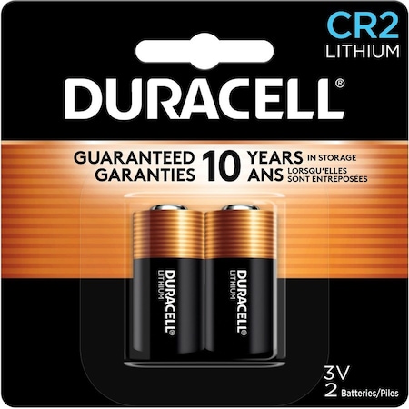 Duracell ULTRA Battery - For Camera, Flashlight, Computer, Memory Backup - CR2 - 3 V DC - 2-/ Pack DLCR2B2PK