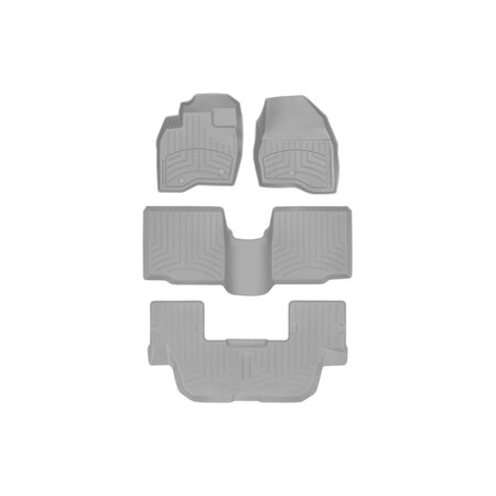 Weathertech Grey, Front and Rear and Rear FloorLiner HP 469811IM-46359-2-3IM