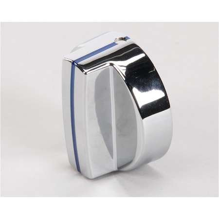 Tri-Star Mfg Knob, Metal with Blue Line, Range AS-310154