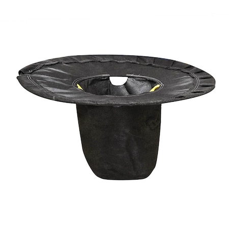 Enpac Round, Cone Style Storm Sentinel Catch Basin Insert, Adjustable, 22 to 24, Black 4340-22-CONE