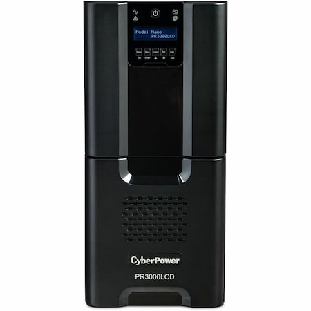 Cyberpower UPS System, Line Interactive, Out: 120 V AC In: 120 V AC PR3000LCD