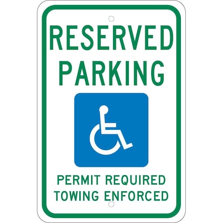 Nmc State Handicapped Parking Arkansas Sign, TMS306J TMS306J