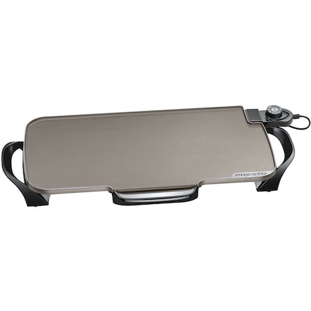 National Presto Presto 13.37 in. L X 26.12 in. W Ceramic Nonstick Surface Electric Griddles 07062