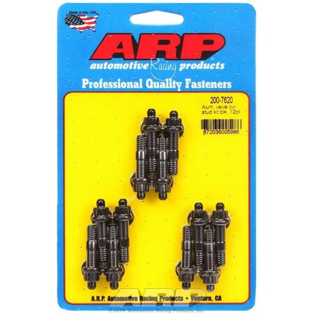 Arp 200-7620 0.25 in. 12-Point Cast Aluminum Valve Cover Stud Kit, 12PK ARP200-7620