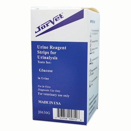 Jorgensen Laboratories Glucose Urine Test Strip, 100PK J0630G
