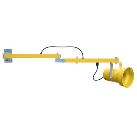 Ideal Warehouse Innovations Dock Light, 40 in, Metal Head, 1 Strut 60-5486-200