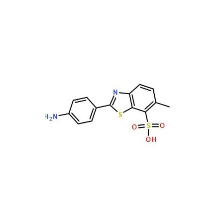 Ak Scientific 2-(4-Aminophenyl)-6-methyl-1, 3-benzothiazole-7-sulfonic acid (250mg), CAS 130-17-6 Y7382-250mg