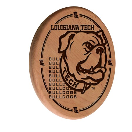 Holland Bar Stool Co Louisiana Tech University 13" Laser Engraved Solid Wood Sign WSgnLNatLaTech