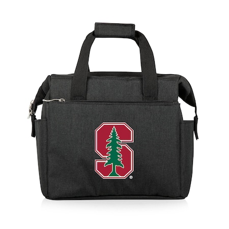 Picnic Time Family Of Brands NCAA Stanford Cardinal On The Go Lunch Bag Cooler - Soft Cooler Lunch Box, Black 510-00-179-534-0