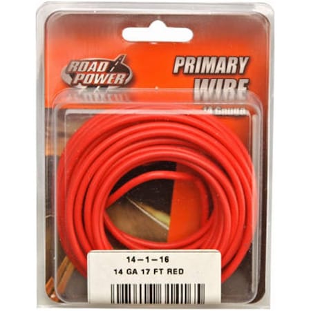 Southwire 55669133 17 ft. 14 Gauge Primary Wire Red 115646