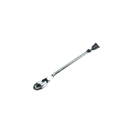 United Scientific REUZ Stainless Steel Offset Spoon Spatula, 155mm UN1006-155