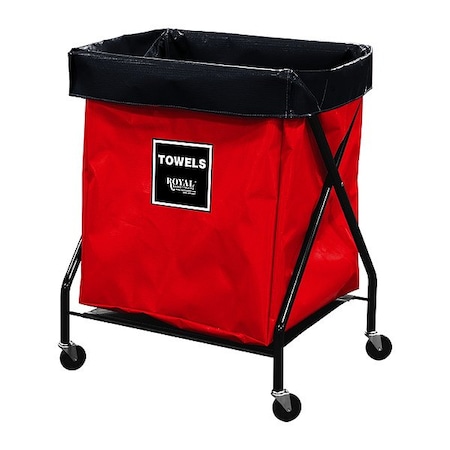 Royal Basket Trucks X-Frame Hamper, 150 lb Capac., 22" L G06-RRX-XTA-3ONN