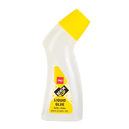 Deli Liquid Glue 2.2oz, Precision Foam Applicator, Clear, Fast-Bonding, 4PK EA21410-UA