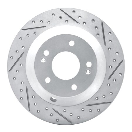 Dynamic Friction Co DFC Geoperformance Rotor - Drilled and Slotted 830-21029R