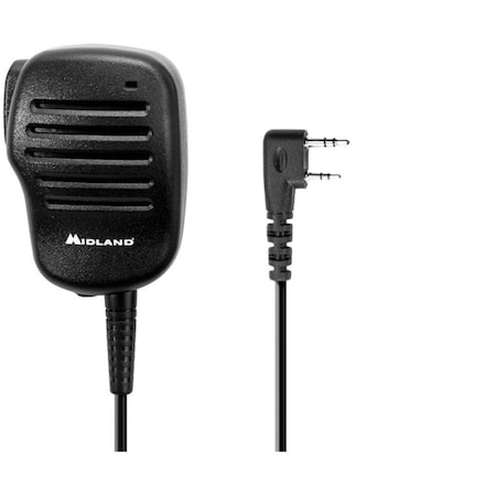 Midland Radio Microphone, Shoulder, Black Cycoloy Resin BA4