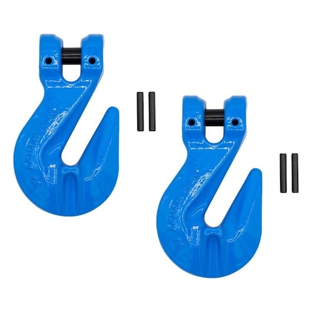Mytee Products 1/2in Grade 100 Cradle Clevis Grab Hook for Lifting 15,000 LBS WLL, 2PK GH12-G100x2