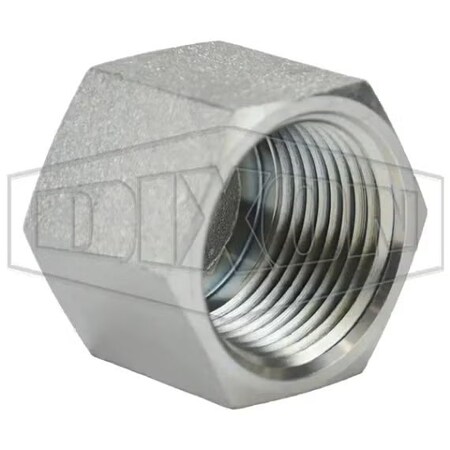 Dixon Hex Cap, 1-11-1/2 Nominal, FNPT, Steel, Domestic 5406C-16