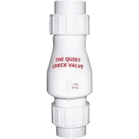 Campbell 1-1/2'' PVC Spring-Loaded Quiet Check Valve B-0823-15