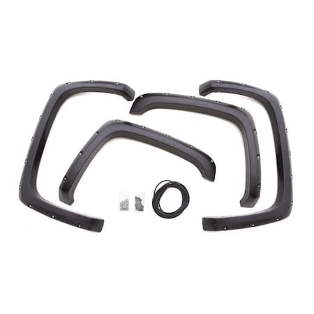 Lund 234 Tire Coverage Textured Black TriFlex  ABS Thermoplastic 412 Flare Height RX133T