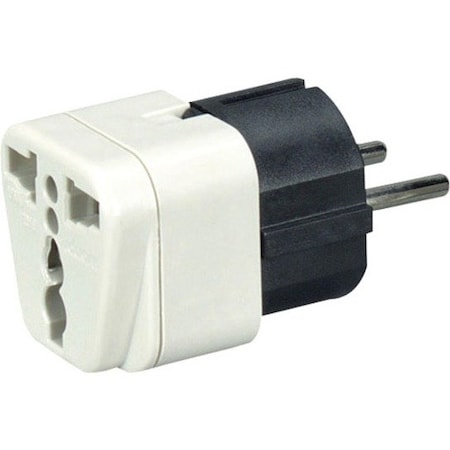 Black Box Power Plug - 1 x 2P Plug - 1 x 3P Receptacle - 120 V AC, 230 V AC - TAA Compliant MC167A