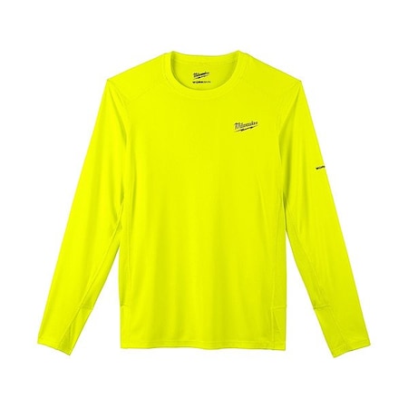 Milwaukee Tool Work Shirt, L, High Visibility, Men's 415HV-L