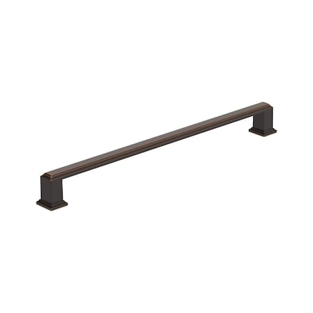 Amerock Appoint 10-1/16 inch 256mm Center-to-Center Oil Rubbed Bronze Cabinet Pull BP37361ORB