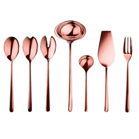 Mepra Linea Serving Set - 7 Pieces - Bronze 10912207