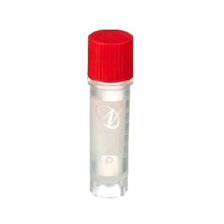 Dwk Life Sciences CryoELITE 2.0ml Cryogenic Vials, w/ Bar Codes, Sterile, Red, 500/cs, 500PK 212325-R