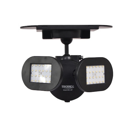 Techko Solar Security Light Twin Spotlight SSL-307-1