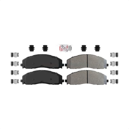 Ameribrakes Front Semi-Metallic Disc Brake Pads For Ford F-250 Super Duty F-350 F-450 NWF-ASD1680
