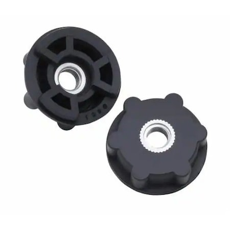3M Fiber Disc Pad Hub, 2 1/2 in Dia, Black 45205