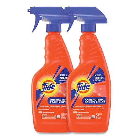 Tide Antibacterial Fabric Spray, Original Scent, 22 oz Spray Bottle, 2PK 80353851