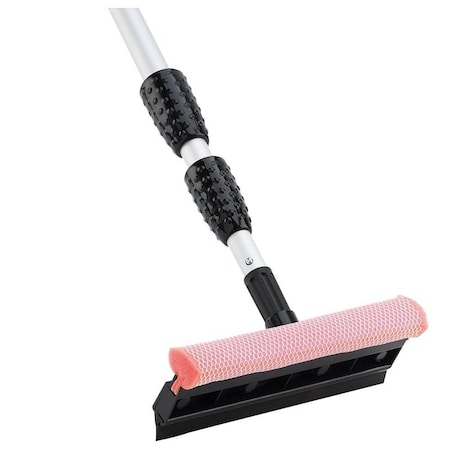 Libman Window Washer, Sponge Head, 90 in L, Black 188
