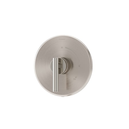 Symmons Dia Wall Mounted Single Handle Shower Valve Trim (Valve Not Included) 3590BSTNTRM