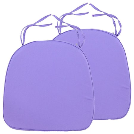 Leisuremod Modern Dining Chair Cushion Pads, Purple, 2PK CAC16PR2