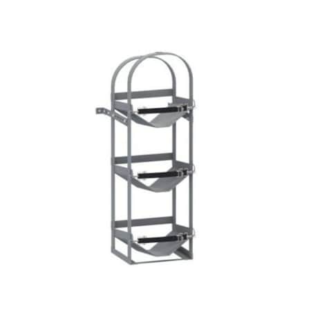 Kargo Master Kargomaster  13.5 x 43 x 12.7 in. 3-Tier Refrigerant Tank Rack, Silver K47-40102
