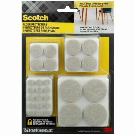 Scotch Felt Pads Value Pack, SP845NA, PK24 SP845NA