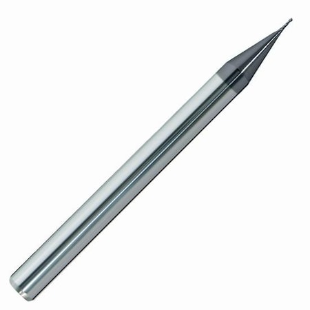 Monster Tool 4 Flute Micro Decimal Square End Mill, .050in diameter, 1/8in shank diameter, AlTiN Finish 250-100590B