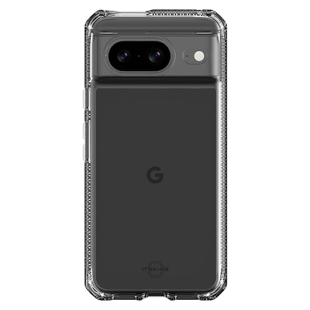 Itskins Hybrid_r Clear Case For Google Pixel 8, Transparent GGRI-HBMKC-TRSP