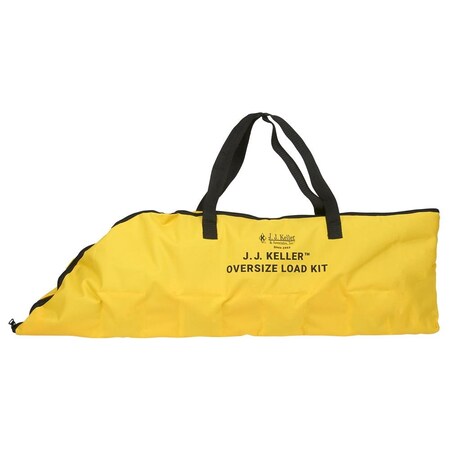 Jj Keller Oversize Load Supplies Bag, Yellow, 37in L 61481