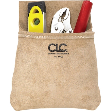 Clc Work Gear Single Pocket Suede Leather Nail & Tool Bag 444X