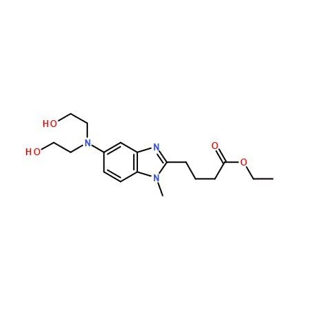 Ak Scientific 5-[Bis(2-hydroxyethyl)amino]-1-methyl-1H-benzimidazole-2-butanoic acid ethyl ester (1g), CAS 3543-7 X4797-1g