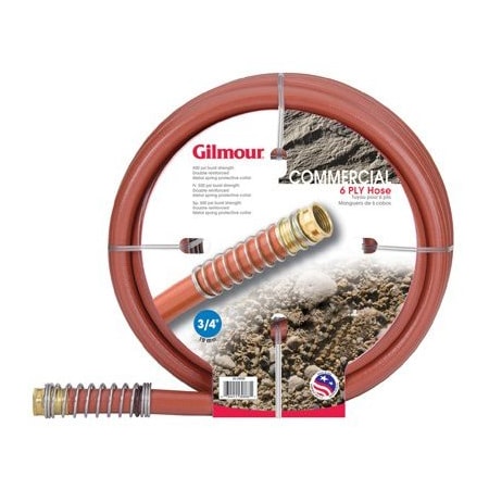 Lawn & Garden 3/4 in ID x 100 ft L Water Hose, Rubber, Vinyl Tube 841001-1006